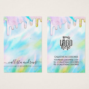 Logotipo de Purpurina Holográfico Verde Marítimo