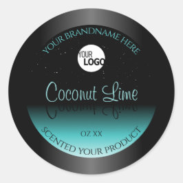 Logotipo de Purpurina suave de las etiquetas de lo