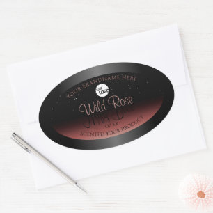 Logotipo de Purpurina suave de las etiquetas de pr