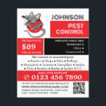 Logotipo de Rat personalizado - Publicidad para el<br><div class="desc">Logotipo de Rat personalizado - Volante publicitario para el control de plagas por la Tienda de tarjetas de visita.</div>