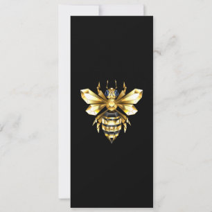 Logotipo de Relieve metalizado dorado falso poligo