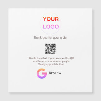logotipo de reseña de negocio de Google Scan QR re