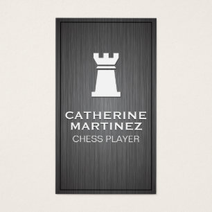 Logotipo de Rook Fondo metálico