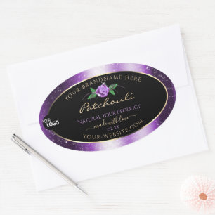 Logotipo de Rosa de flor de etiqueta de producto n