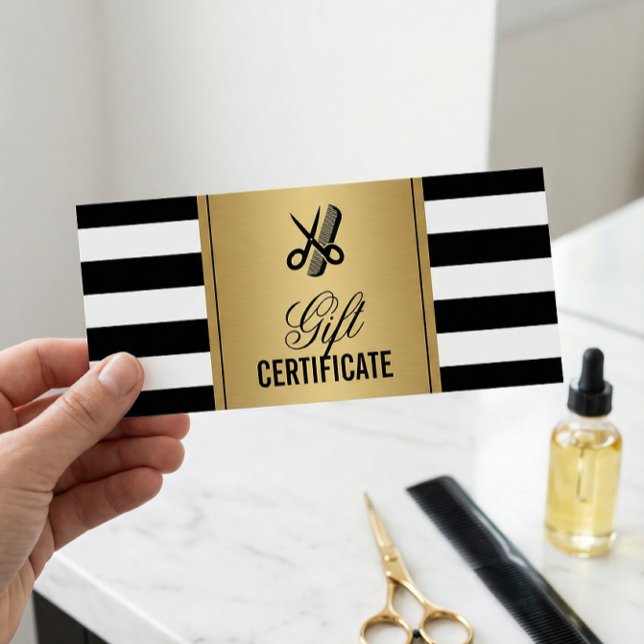 Logotipo de salón de belleza Certificado de regalo (Subido por el creador)