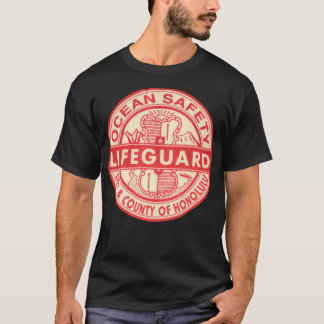 Logotipo de salvavidas Hawaii - Camisa T clásica