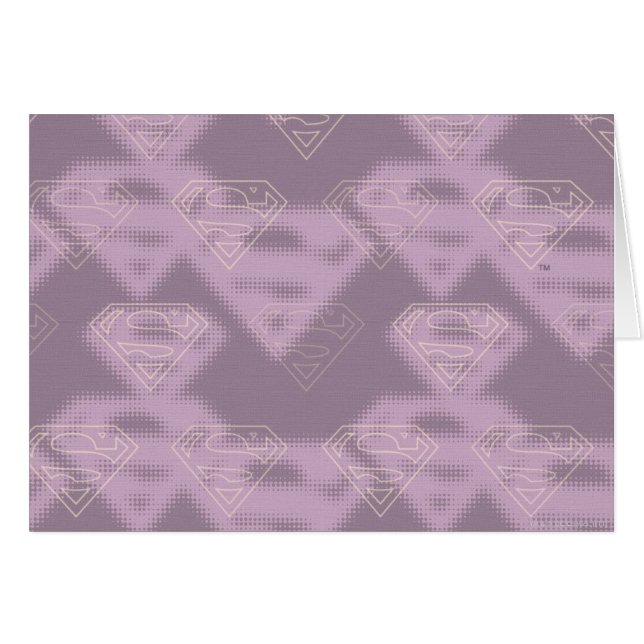 Logotipo de semitono púrpura supergirl (Anverso (Horizontal))