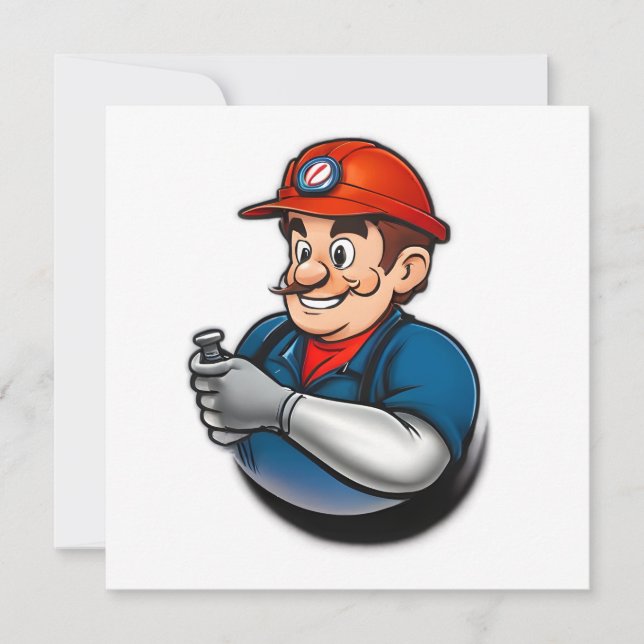 logotipo de servicios de fontanería (Anverso)