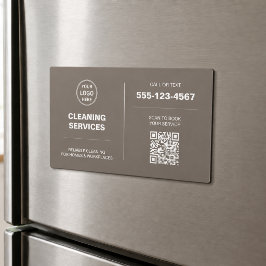 Logotipo de Servicios de Limpieza Modernos Tarjeta