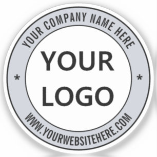 Logotipo de su empresa y calcomanía personalizada