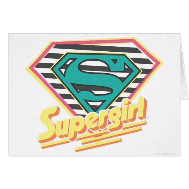 Logotipo de superchica con tiras (Anverso (Horizontal))