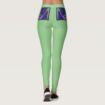 Logotipo de tacón alto Lime Leggings del Día de la