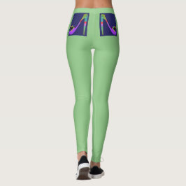 Logotipo de tacón alto Lime Leggings del Día de la