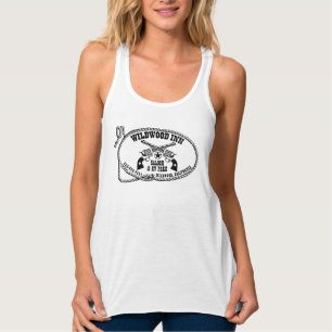 logotipo de "tanque top" de camisetas de leña silv