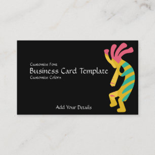 Logotipo de tarjeta de visita Kokopelli