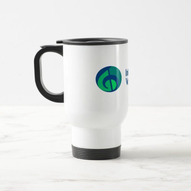 Logotipo de taza de viaje con IVH (Izquierda)