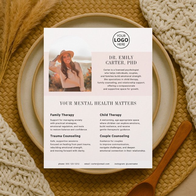 Logotipo de Terapia Psicológica Foto Volante Rubor (Subido por el creador)