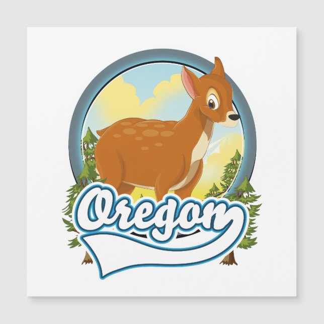 logotipo de viaje de ciervos de Oregon (Anverso)