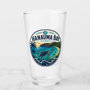 Logotipo de viaje retro de Hanauma Bay Hawaii