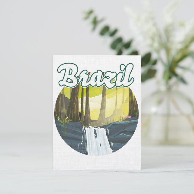 logotipo del bosque lluvioso de Brasil (Anverso de pie)