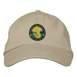 Logotipo del color del gorra de béisbol de DMV