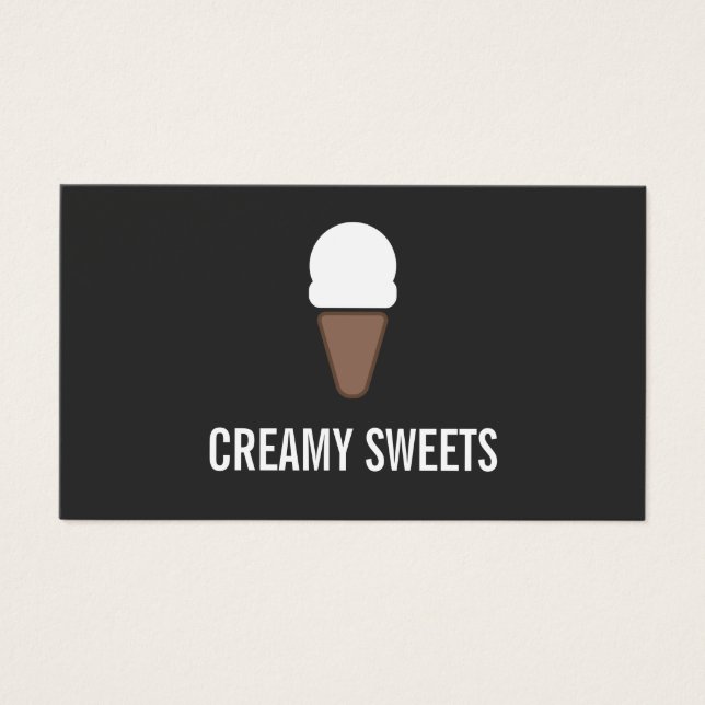 Logotipo del cono de helado (Frente)