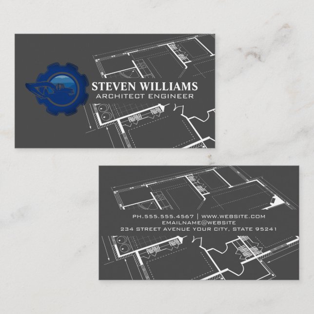 Logotipo del constructor | Tarjeta de presentación (Anverso / Reverso)