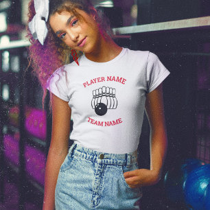 Logotipo del equipo Bowling   Camisa del equipo Pe