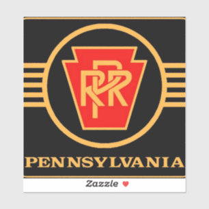 Logotipo del Ferrocarril de Pennsylvania, Pegatina