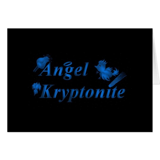 Logotipo del kryptonite del ángel (Anverso (Horizontal))