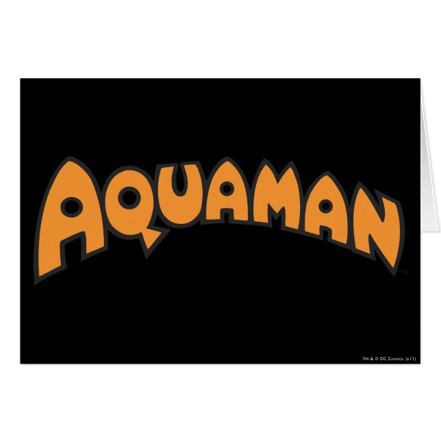 Logotipo del Naranja Aquaman (Anverso (Horizontal))