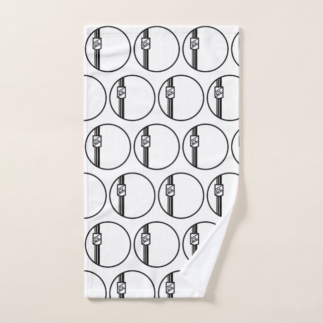 Logotipo del parche de tambor del CL (Toalla de mano)