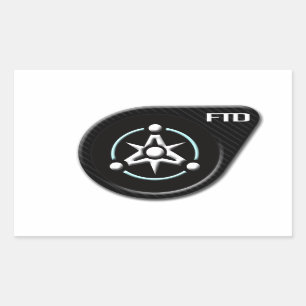 Logotipo del pegatina de FTD