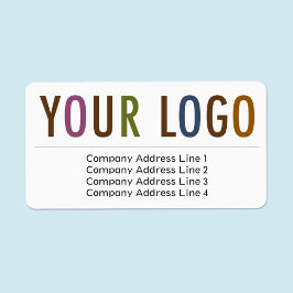 Logotipo del Personalizado de etiquetas de direcci