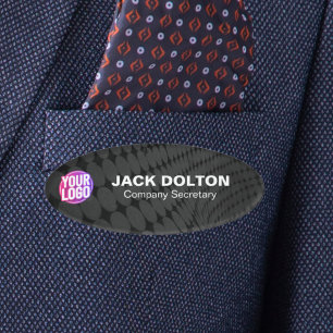 Logotipo del personalizado o etiqueta de nombre y 
