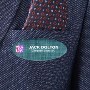Logotipo del personalizado o etiqueta de nombre y 