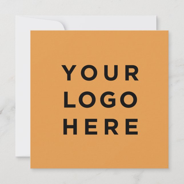 logotipo del personalizado y tarjeta de invitación (Anverso)