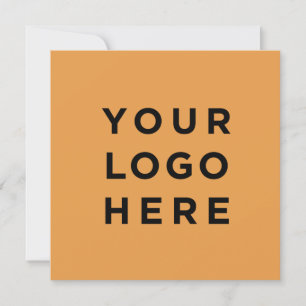 logotipo del personalizado y tarjeta de invitación