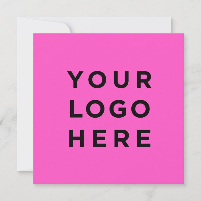 logotipo del personalizado y tarjeta de invitación (Anverso)