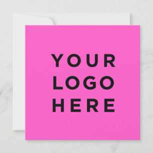 logotipo del personalizado y tarjeta de invitación