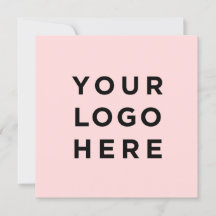 logotipo del personalizado y tarjeta de invitación