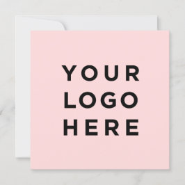 logotipo del personalizado y tarjeta de invitación