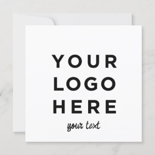 logotipo del personalizado y tarjeta de invitación