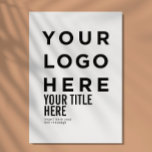 logotipo del personalizado y texto tarjeta de invi<br><div class="desc">logotipo de personalizado y texto tarjeta de invitación vertical nítida moderna. Cualquier color,  cualquier tipo de letra,  aspecto moderno y minimalista.</div>