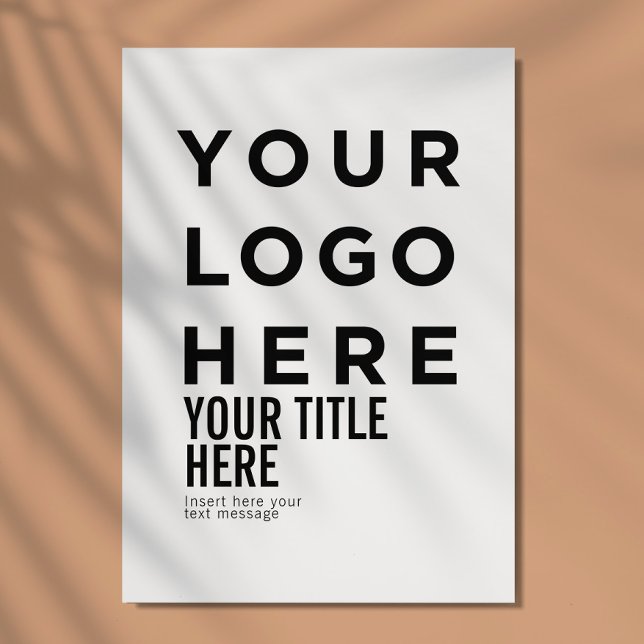 logotipo del personalizado y texto tarjeta de invi (Subido por el creador)