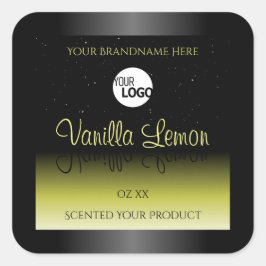 Logotipo del Purpurina de etiquetas de embalaje de