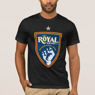 Logotipo del Real Ejército Camiseta de los hombres