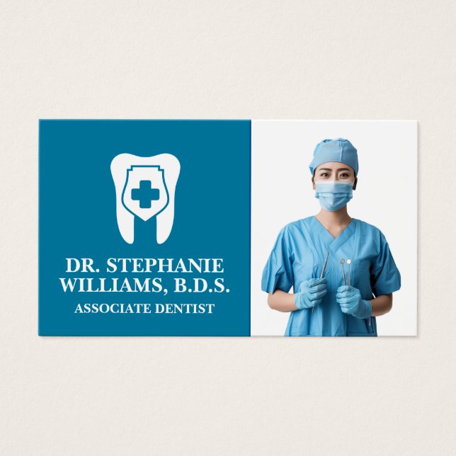 Logotipo dental | Dentista joven (Frente)