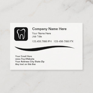 Logotipo dental moderno Tarjetas dentales para emp