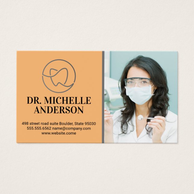 Logotipo dental | Trabajo de dentistas (Frente)